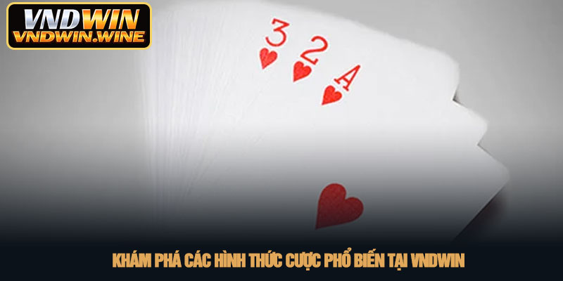 Luật chơi ba cây - Bí quyết chiến thắng tại nhà cái VNDWIN 3 Khám phá các hình thức cược phổ biến tại VNDWIN